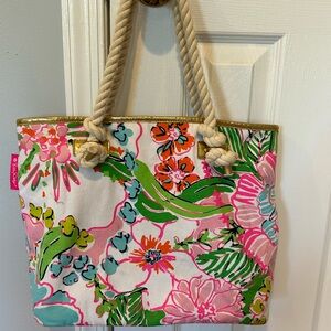 LILLY PULITZER for target Nosey Posey Tote Purse Bag